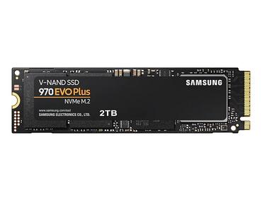 Твърд диск Samsung SSD 970 EVO Plus 2 TB M.2, PCIe Gen 3.0 x4 NVMe 1.3, V-NAND 3-bit MLC, Phoenix Controller, 256-bit Encryption, 2 GB DDR4 SDRAM, Read 3500 MB/s Write 3300 MB/s