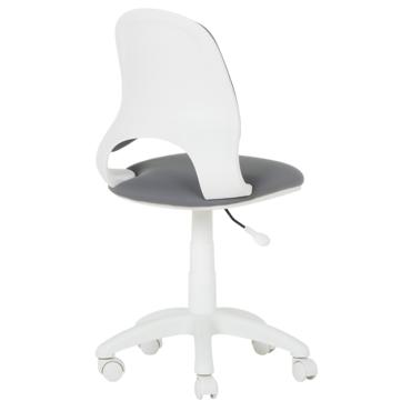 Детски стол ФРЕЯ- снимка отзад, бял полипропилен