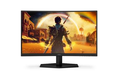 Монитор AOC C24G42E, 23.6' VA Curved 1500R, WLED, 1020x1080@180Hz, 4ms GtG, 0.5ms MPRT, 250cd m/2, 3000:1, 80M:1 DCR, Adaptive Sync, FlickerFree, Low Blue Light, 2Wx2, Tilt, 2xHDMI, DP