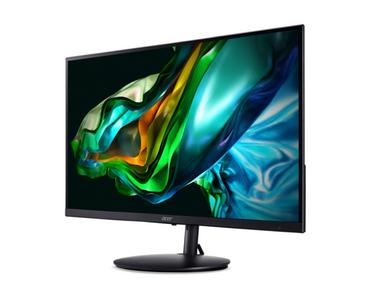 Монитор Acer SH272Ebmihux 27', IPS, LED, ZeroFrame, FHD 1920x1080, 100Hz, FreeSync, AG, 1ms (VRB), Ultra-thin, 100M:1, 250 cd/m2, 2xHDMI, 1xVGA, 1xUSB Type -C (65W), Speakers 1Wx2, Audio out, VESA, Tilt, Swivel 360',Heght Adj. Flicker-Less, Black