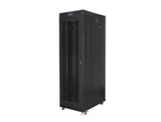 Комуникационен шкаф Lanberg rack cabinet 19' free-standing 42U/800x1200 (flat pack) with mesh door lcd black v2