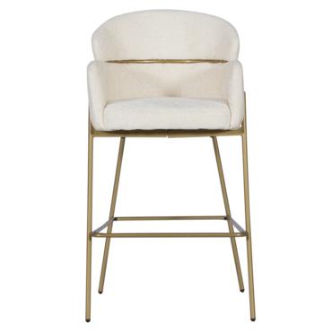 Бар стол КАТЕРИНА- Стабилна основа от прахово боядисан метал