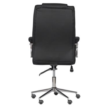 Директорски стол ЯВОР - снимка отзад, хромирана кръстачка