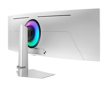 Монитор Samsung LS49CG934, 49' Odyssey G9 GAMING, Curved OLED, 1800R, 240Hz, Smart. 32:9, 5120 x 1440, 250 cd/m2, Display Port , HDMI,Micro HDMI, USB Hub, Silver