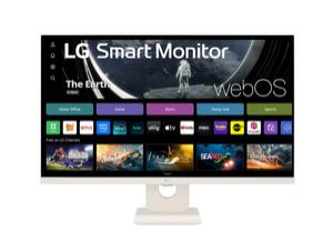 Монитор LG 27U511SA-W, 27' IPS Smart webOS23, 100Hz, 5ms, 1300:1, 250cd/m, FHD 1920x1080, ThinQ, sRGB 99%, HDR 10, HDMI, USB, Bluetooth, AirPlay 2, Speacers 5W x 2, Tilt, White