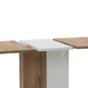 Трапезна маса ДАРА- разтегателна маса, в цвят дърво и бял