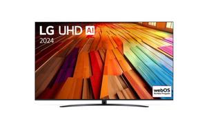 Телевизор LG 86UT81003LA, 86' 4K UltraHD TV 4K (3840x 2160), DVB-T2/C/S2, webOS 24 Smart TV, ThinQ AI, Alpha 5 AI 4K Gen7, WiFi, HDR10 pro, HLG, ALLM/HGiG, AI Upscaling, AI Sound(Virtual 9.1.2 Up-mix), AirPlay, Quick Card, HDMI eARC, CI, LAN, USB, Bluetoo