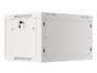 Комуникационен шкаф Lanberg rack cabinet 19' wall-mount 6U/600x450 for self-assembly with metal door grey (flat pack)