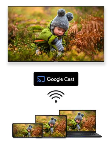 Телевизор Thomson 43' UHD Google TV; 3840 x 2160 (4K UHD), 5000:1, DLED, 60 Hz, Dolby Audio, Google Cast, DVB-T/T2/C/S/S2, HDR10,  Wi-Fi, Bluetooth, LAN, HDMI 2 (2.0) + 2 (2.1), USB 2 (2.0) + 1 (3.0), AV IN, Side Feet, Black