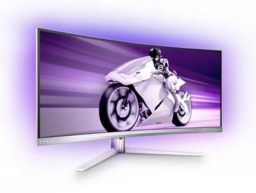 Монитор Philips Evnia 34M2C8600, 34' Curved 1800R, QD-OLED, 3440x1440@175Hz, 0.03ms GtG, 1000cd m/2, 1.000.000:1, Mega Infinity DCR, FlickerFree, Adaptive Sync, LowBlue Mode, 5Wx2+DTS, Tilt, Height Adjust, Swivel, 2xHDMI, DP, USB hub, White