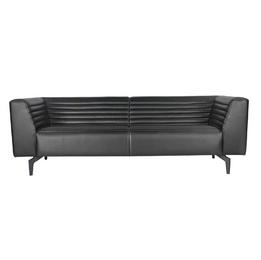 Триместен диван ОМУРТАГ COSTA 03 - сниман в профил, сив