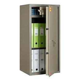 Метален сейф PMT 90T -  сив на цвят, сниман отпред