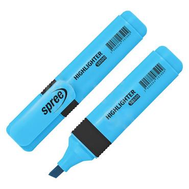 Текст маркер Spree син 