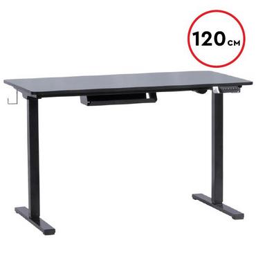 Комплект регулируемо бюро и стол ОДЕСОС- черен цвят