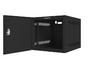 Комуникационен шкаф Lanberg rack cabinet 10' wall-mount 6U / 280x310 for self-assembly with metal door (flat pack), black