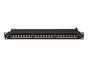 Пач панел Lanberg patch panel 24 port 1U 19' CAT.7 ftp with cable organizer shielded black