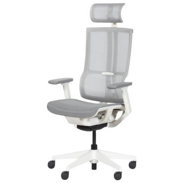 Работен стол НАКСОС- сив, ергономичен