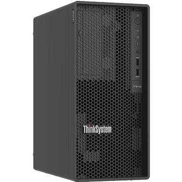Сървър Lenovo ThinkSystem ST50 V3, Xeon E-2414  (4C 2.6GHz 8MB Cache/55W), SW RAID, 2x960GB Micron 5400 Pro SSD, 1x16GB, 500W 94%, No DVD, 3 year