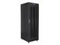 Комуникационен шкаф Lanberg rack cabinet 19' free-standing 37U / 600x800 self-assembly flat pack with mesh door LCD, black