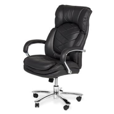 Президентски стол ЛОЗАН- Лицевата част на стола е изработена от естествена кожа