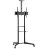 Стойка Neomounts by Newstar Mobile Floor Stand incl. AV- and cam shelf (height adjustable: 128,5-145 cm)