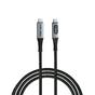 Кабел Verbatim Sync & Charge USB-C to USB-C 240W 40 Gbps Display 120 cm