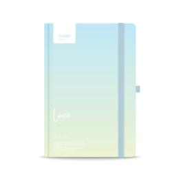 Бележник STREET A5 - синьо-зелен