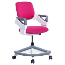 Детски стол ВЕНЕТА със степенка-снимка отстрани, розов цвят