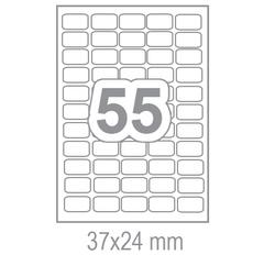 Самозалепващи етикети 37x24 55 бр.