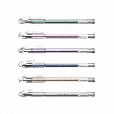 Ролер с гел Metallic комплект 6 цвята