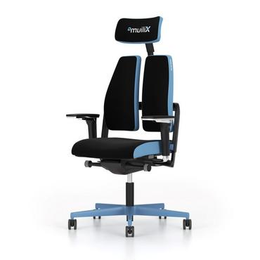 Геймърски стол ДИОНИС- в два цвята, черно-син