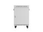 Комуникационен шкаф Lanberg rack cabinet 19' free-standing 15U/600x600 (flat pack) with glass door lcd grey v2