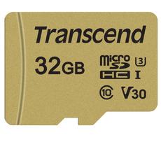 Памет Transcend 32GB microSD UHS-I U3 (with adapter), MLC