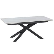 Трапезна маса ЛЕОНОРА разтегателна- бял плот