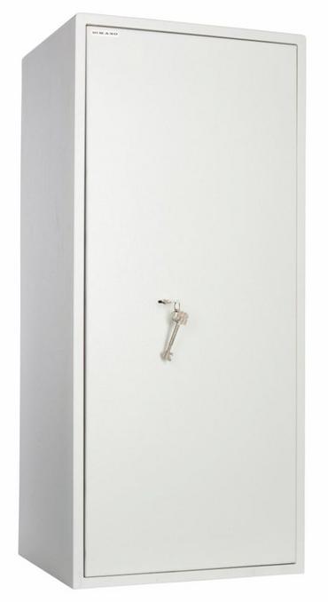 Метален сейф PMT взломоустойчив 1000 KL - затворен, снимка отпред