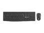 Комплект Natec Set 2 in 1 Keyboard Black Squid + Mouse Wireless US Layout