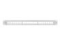 Пач панел Lanberg patch panel blank 24 port 1U for keystone modules gray