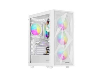 Кутия за компютър Genesis PC Case DIAXID 605 RGB Mini Tower Window, White