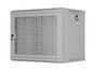 Комуникационен шкаф Lanberg rack cabinet 19' wall-mount 9U/600x450 with perforated door grey (flat pack)