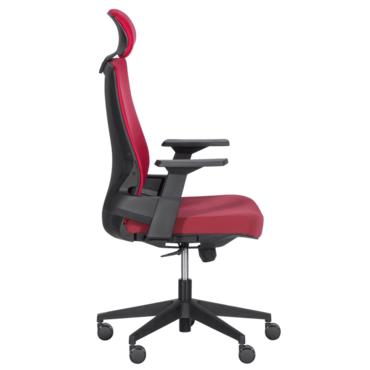 Директорски стол АЛИНА- снимка отстрани, черна база