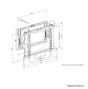 Стойка Neomounts Wall Mounted video wall mount (pop-out/lportrait & landscape, pre-assembled)