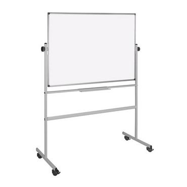 Бяла дъска 120х180 см мобилна - снимка отпред, сглобена