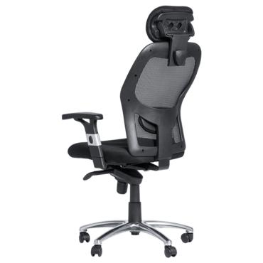 Директорски стол ВАЛЕРИ-снимка отзад, полипропиленова черна рамка