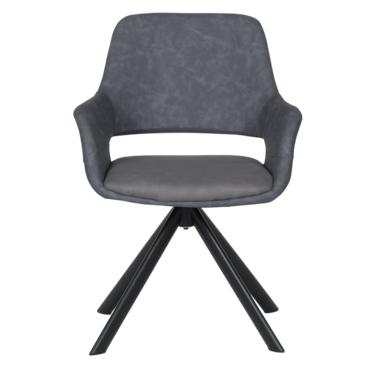 Кресло ДАРЯ-сниман отпред, черна база