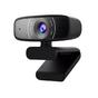 Уебкамера Asus WEBCAM C3, USB camera with 1080p 30 fps recording, beamforming microphone for better live-streaming video and audio quality, and adjustable clip that fits various devices