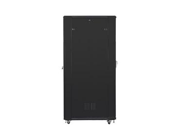 Комуникационен шкаф Lanberg rack cabinet 19' free-standing 42U/800x1200 (flat pack) black