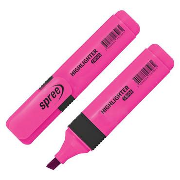 Текст маркер Spree розов