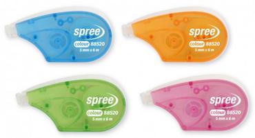 Коректор лента Spree colour 5 мм/ 6 м асорти