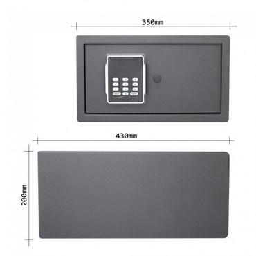 Метален сейф UNS NPT L- снимка с размерите