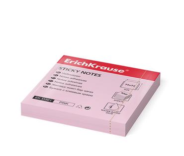 Самозалепващи листчета 75х75мм розов пастел